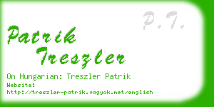 patrik treszler business card